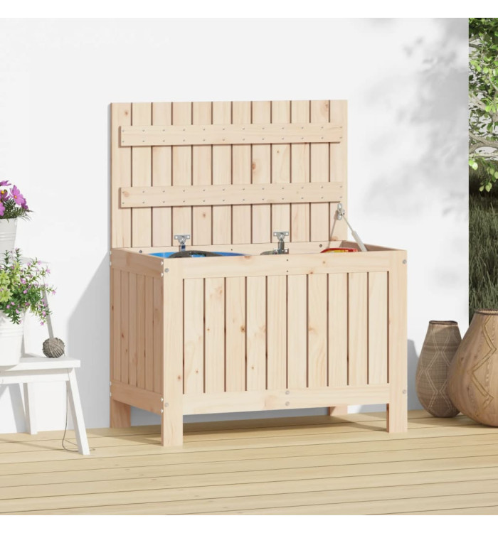 Boîte de rangement de jardin 76x42,5x54 cm Bois massif de pin | Mobilier & Déco