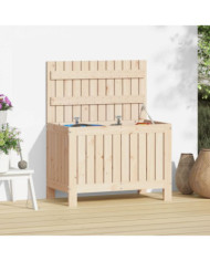 Boîte de rangement de jardin 76x42,5x54 cm Bois massif de pin | Mobilier & Déco