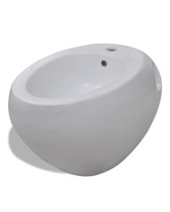 Bidet suspendu en céramique sanitaire blanc | Mobilier & Déco