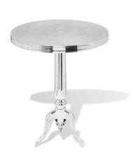 Table auxiliaire ronde Aluminium Argenté | Mobilier & Déco