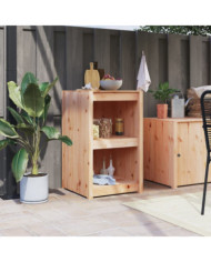 Armoire de cuisine d'extérieur 55x55x92 cm bois de pin massif | Mobilier & Déco
