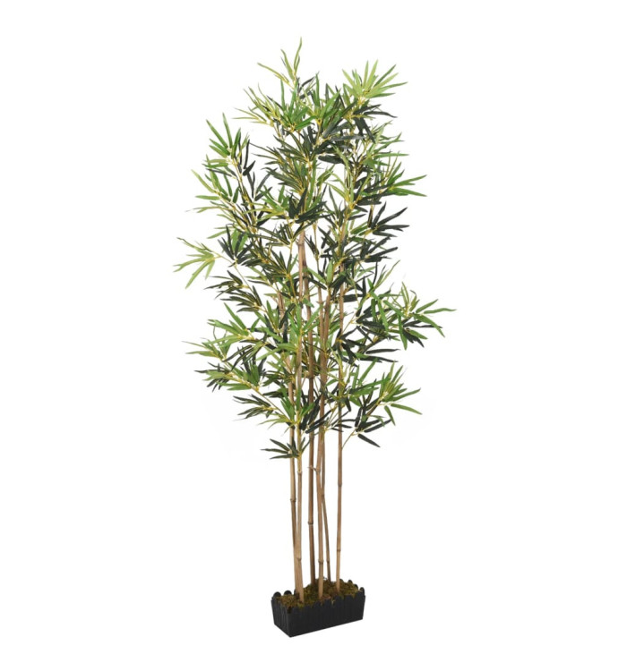 Bambou artificiel 828 feuilles 150 cm vert | Mobilier & Déco
