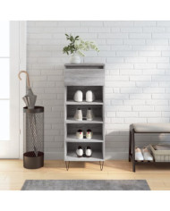 Armoire à chaussures Sonoma gris 40x36x105 cm Bois d'ingénierie | Mobilier & Déco