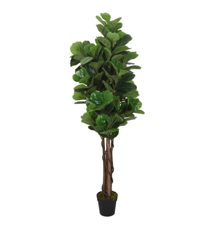 Ficus lyrata artificiel 96 feuilles 80 cm vert | Mobilier & Déco