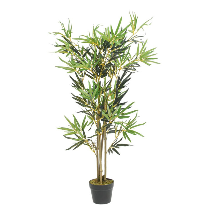 Bambou artificiel 552 feuilles 120 cm vert | Mobilier & Déco