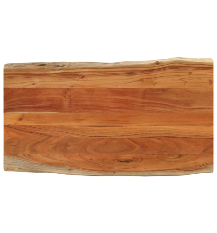 Dessus de table 110x60x3,8cm rectangulaire bois massif d'acacia | Mobilier & Déco