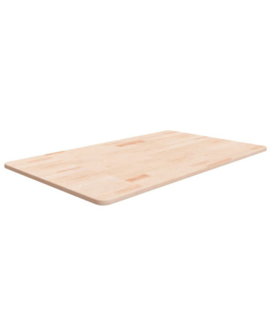 Comptoir de salle de bain 100x60x1,5 cm Bois massif non traité | Mobilier & Déco