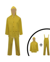 Combinaison de pluie 2 pcs imperméable résistant à capuche XXL | Mobilier & Déco