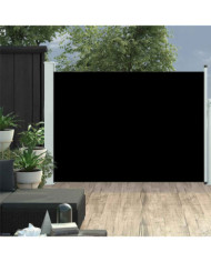 Auvent latéral rétractable de patio 120x500 cm Noir | Mobilier & Déco