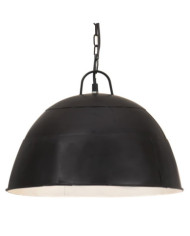 Lampe suspendue industrielle vintage 25 W Noir Rond 41 cm E27 | Mobilier & Déco