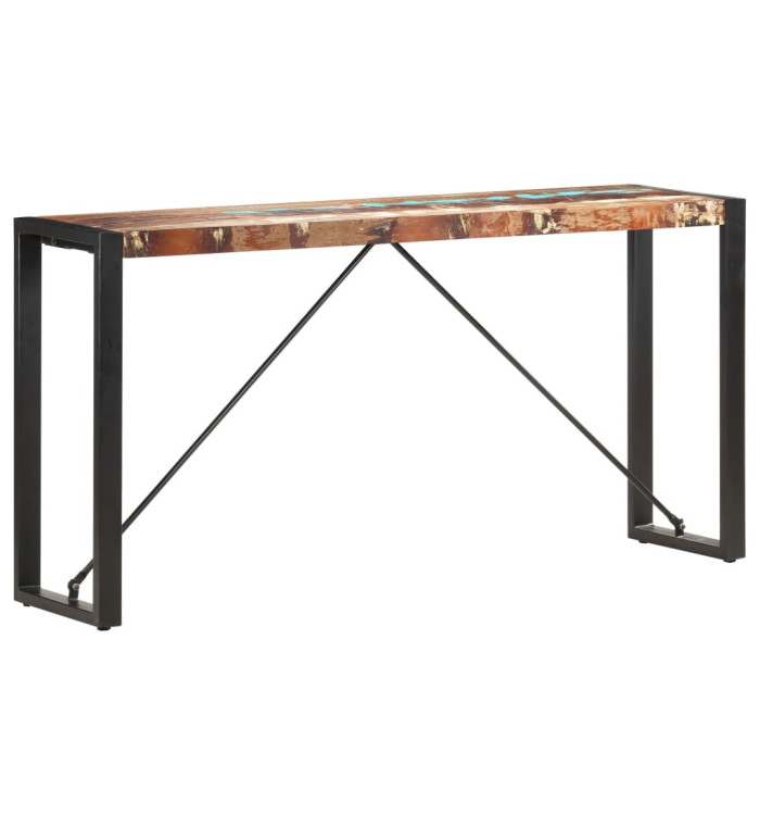 Table console 150x35x76 cm Bois de récupération massif | Mobilier & Déco