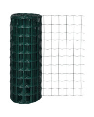 Clôture euro Acier 10 x 1,0 m Vert | Mobilier & Déco