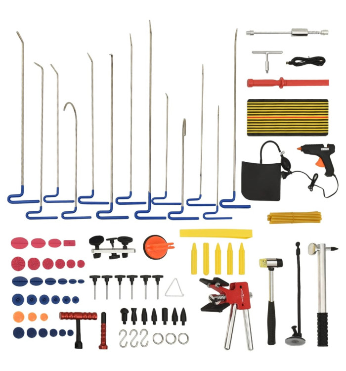 Kit d'outils de débosselage sans peinture 80 pcs | Mobilier & Déco