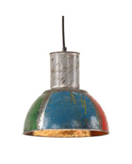 Lampe suspendue industrielle 25 W Multicolore Ronde 28,5 cm E27 | Mobilier & Déco