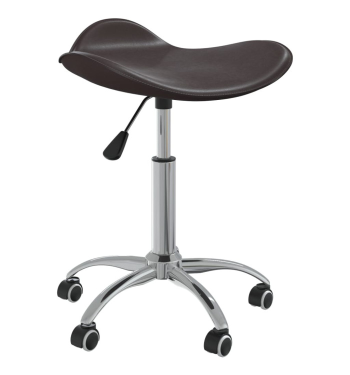 Tabouret de salon et spa Marron Similicuir | Mobilier & Déco