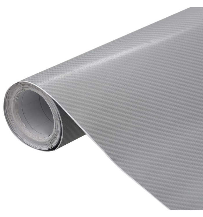 Films 4D de voiture 2 pcs Argenté 100x150 cm+50x150 cm | Mobilier & Déco