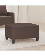 Repose-pied Marron 70x55x41 cm Similicuir | Mobilier & Déco