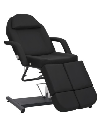 Chaise de traitement de beauté Similicuir Noir 180x62x78 cm | Mobilier & Déco