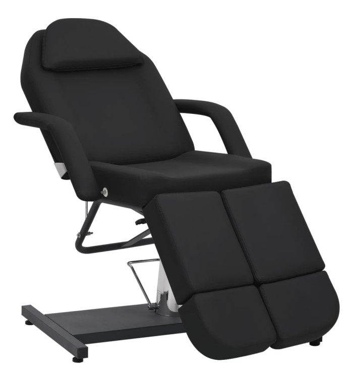 Chaise de traitement de beauté Similicuir Noir 180x62x78 cm | Mobilier & Déco