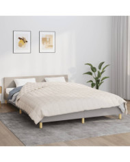 Couverture lestée Crème clair 220x240 cm 11 kg Tissu | Mobilier & Déco