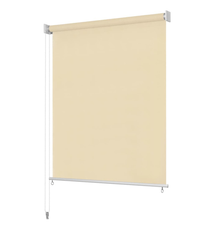 Store roulant d'extérieur 200 x 140 cm Couleur crème | Mobilier & Déco