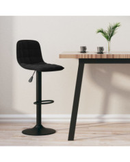 Tabouret de bar Noir Velours | Mobilier & Déco