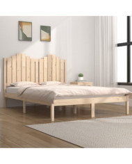 Cadre de lit Bois de pin massif 140x190 cm | Mobilier & Déco