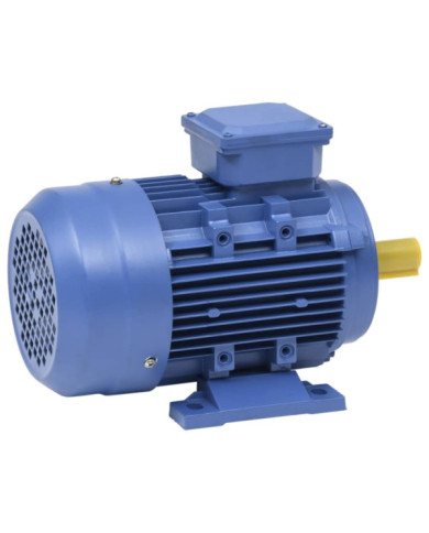 Moteur électrique triphasé Aluminium 2,2kW/3 CH 2840 tr/min | Mobilier & Déco