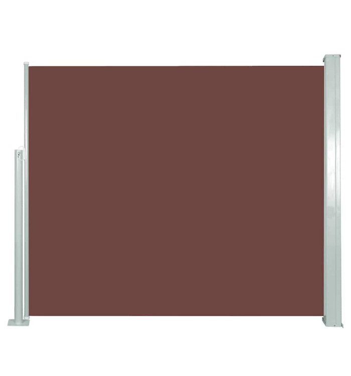 Auvent latéral rétractable 120 x 300 cm Marron | Mobilier & Déco
