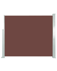 Auvent latéral rétractable 120 x 300 cm Marron | Mobilier & Déco