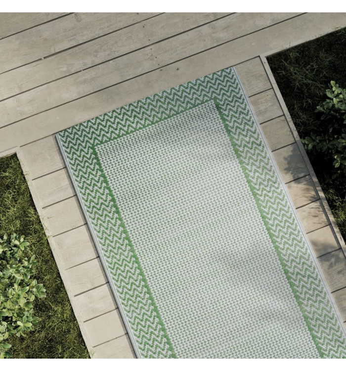 Tapis d'extérieur ARAKIL vert 80x250 cm PP | Mobilier & Déco