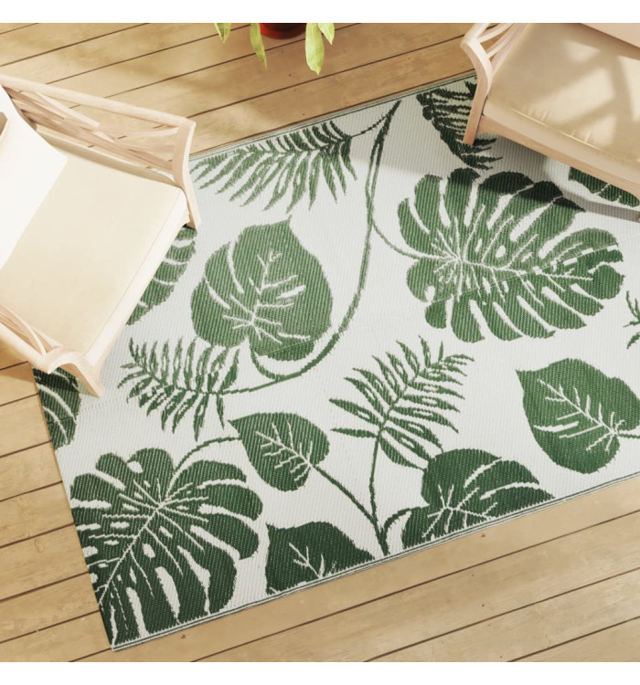 Tapis d'extérieur ARAKIL vert 140 x 200 cm PP | Mobilier & Déco