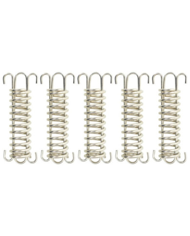 Verrous à ressort pour voile d'ombrage 5 pcs Acier inoxydable | Mobilier & Déco