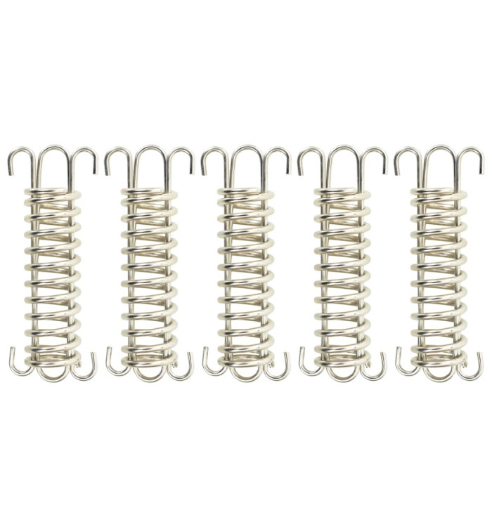 Verrous à ressort pour voile d'ombrage 5 pcs Acier inoxydable | Mobilier & Déco