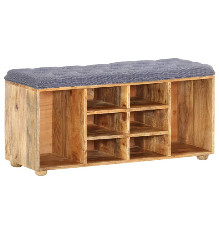 Banc d'entrée 100x35x47 cm Bois de manguier solide | Mobilier & Déco