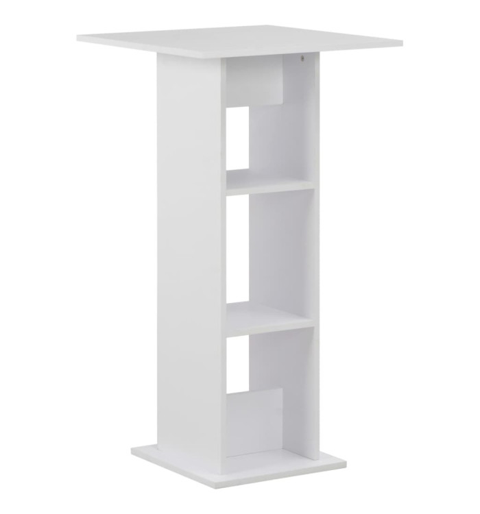 Table de bar Blanc 60x60x110 cm | Mobilier & Déco