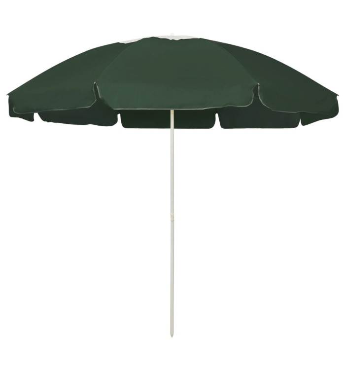 Parasol de plage vert 240 cm | Mobilier & Déco