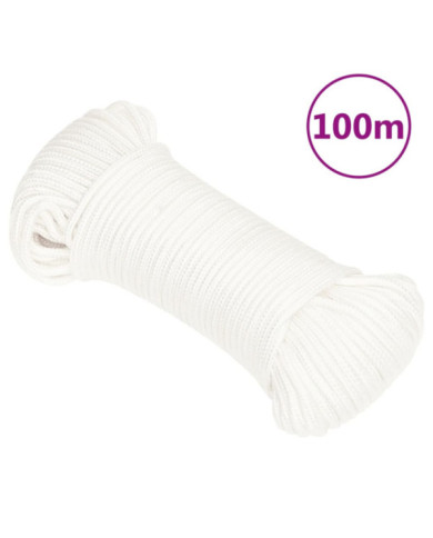 Corde de bateau Blanc complet 4 mm 100 m Polypropylène | Mobilier & Déco