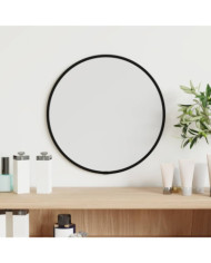 Miroir mural Noir Ø 30 cm Rond | Mobilier & Déco