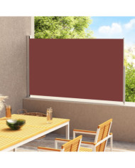 Auvent latéral rétractable de patio 220x300 cm Marron | Mobilier & Déco
