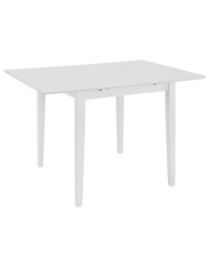 Table à manger extensible Blanc (80-120)x80x74 cm MDF | Mobilier & Déco