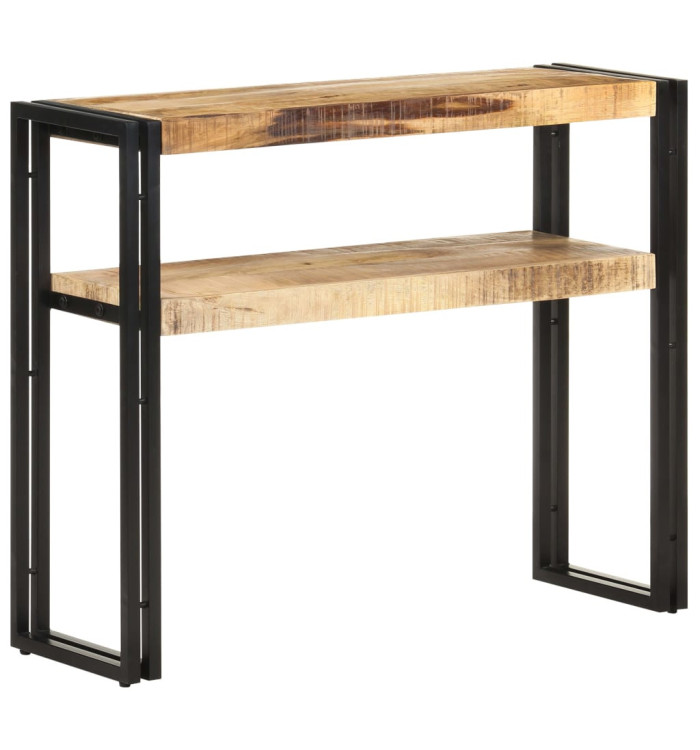 Table console 90x30x75 cm Bois de manguier brut | Mobilier & Déco