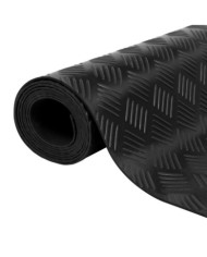Tapis en caoutchouc antidérapant 1,5x2 m 3 mm Quadrillage | Mobilier & Déco