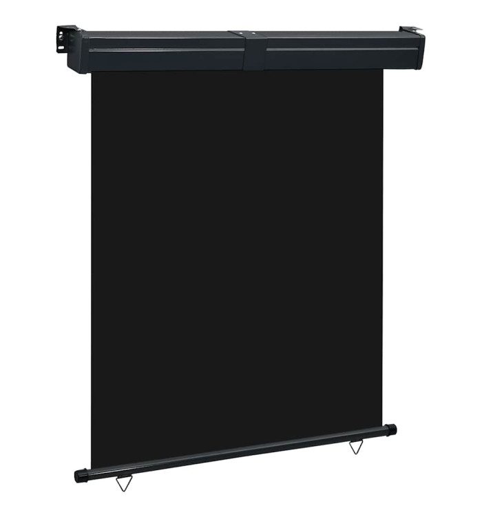 Auvent latéral de balcon 145x250 cm noir | Mobilier & Déco
