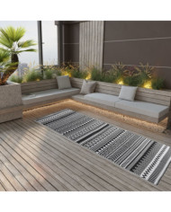 Tapis d'extérieur ARAKIL Noir 80x250 cm PP | Mobilier & Déco
