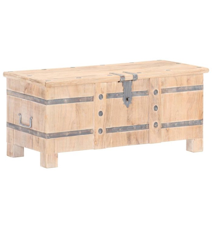 Coffre 90x40x40 cm Bois d'acacia solide | Mobilier & Déco