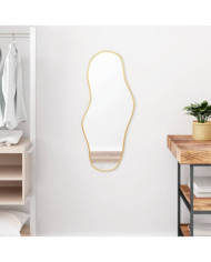 Miroir mural Doré 80x35 cm | Mobilier & Déco
