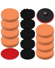 Ensemble de tampons de polissage 14 pcs 150 mm | Mobilier & Déco