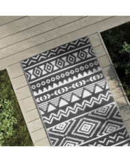 Tapis d'extérieur ARAKIL noir 80x250 cm PP | Mobilier & Déco