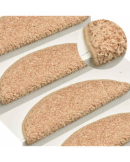 Tapis de marches d'escalier 15 pcs Doré 65x21x4 cm | Mobilier & Déco
